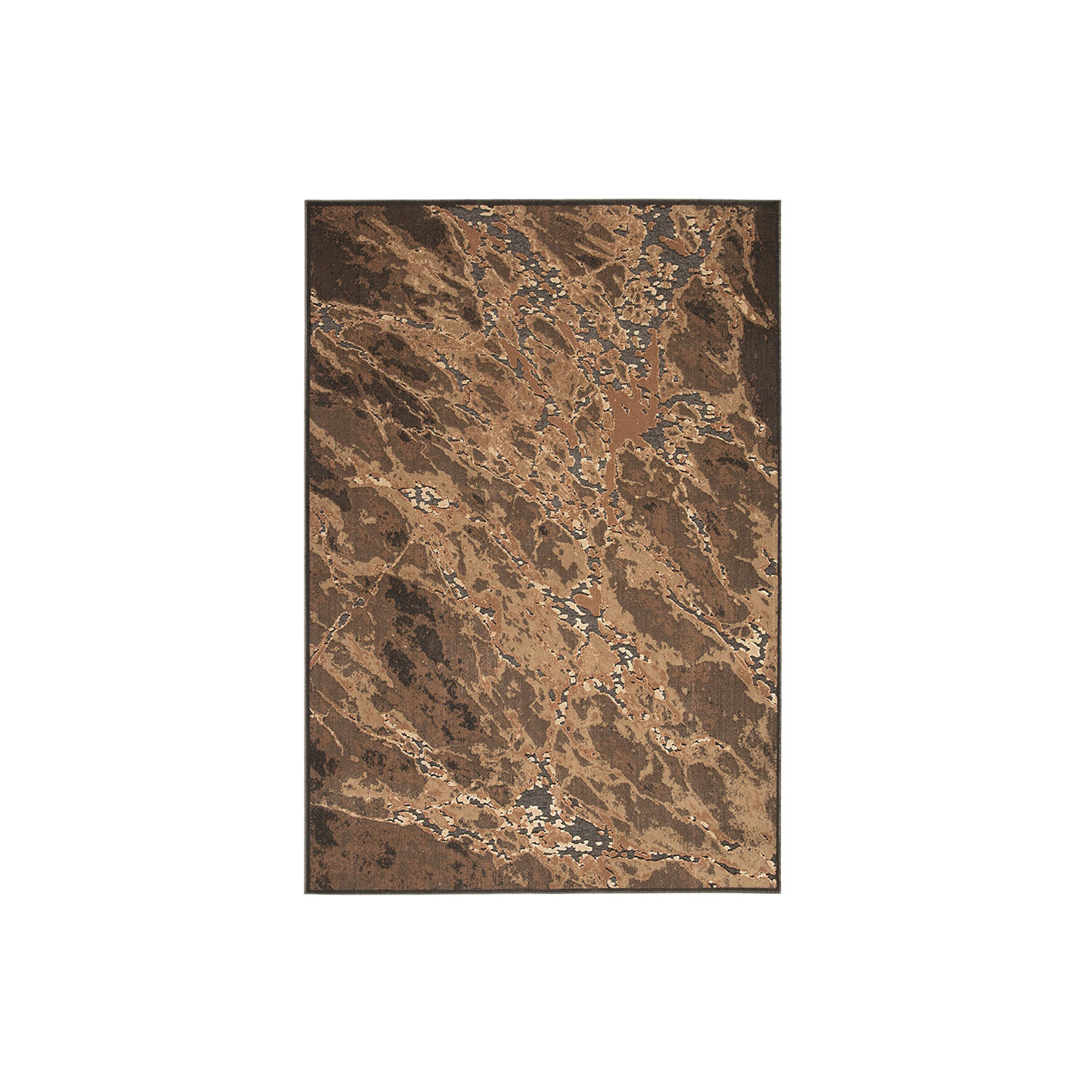 tapis Faro 884 marron noir